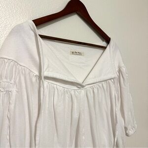 We The Free White Blouse